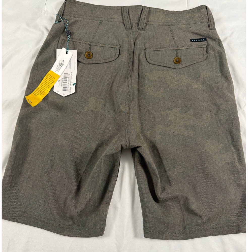 Vissla Boys Canyons Hybrid Shorts Camo Grey Size 25 NWT B201CAN4 - Picture 5 of 8